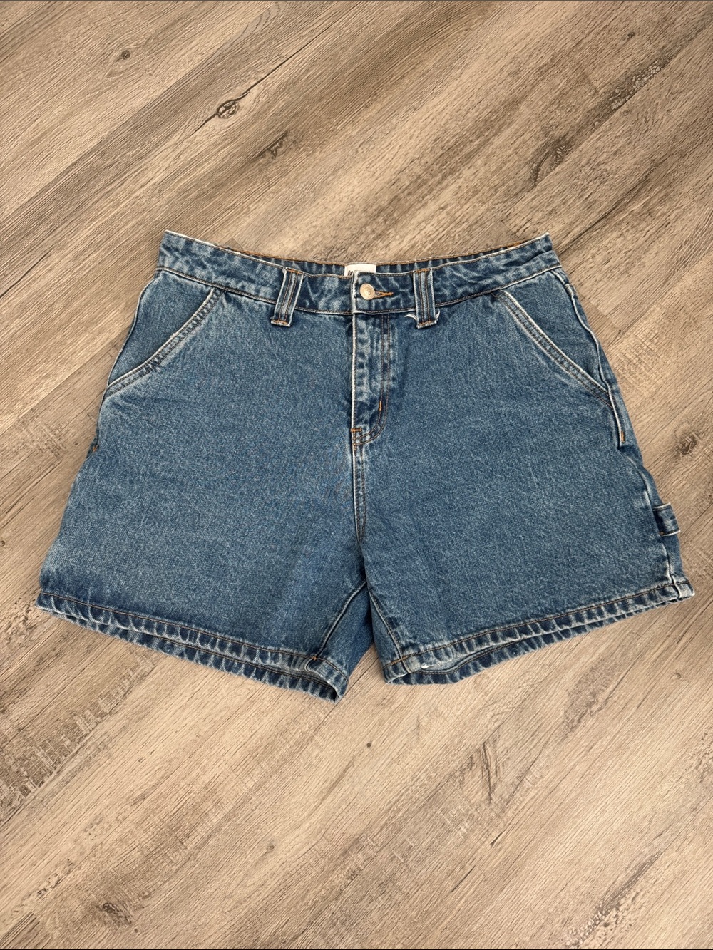 Princess Polly Vintage-Inspired Blue Denim Shorts